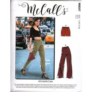 McCall's M8057 Misses XS to M Shorts, Capri and Pants Sewing Pattern Uncut